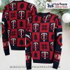 Minnesota Twins Pug Reindeer Christmas Wreath Ugly Sweater