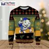 Sugar Skull Mets Wreath Ugly Christmas Sweater – NY Mets Sweater