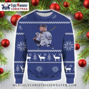 NY Yankees Aaron Judge Christmas Ugly Sweater