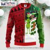 Nationals Reindeer Pattern Christmas Sweater – Classic Red And Blue