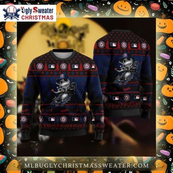 Nationals Nightmare Before Christmas Ugly Sweater – Halloween Meets Holiday