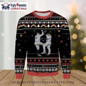 New York Yankees 99 High-Five Ugly Christmas Sweater