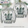 Oakland Athletics Logo Snowflakes Ugly Christmas Sweater