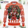 Personalized Name Baltimore Orioles Reindeer Ugly Christmas Sweater