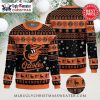 Orioles Presents Tree Baltimore Orioles Ugly Christmas Sweater