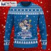 MLB San Diego Padres Christmas Sweater Jack Skellington Design