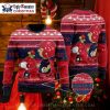 Olaf Boston Red Sox Ugly Christmas Sweater With Snowflakes