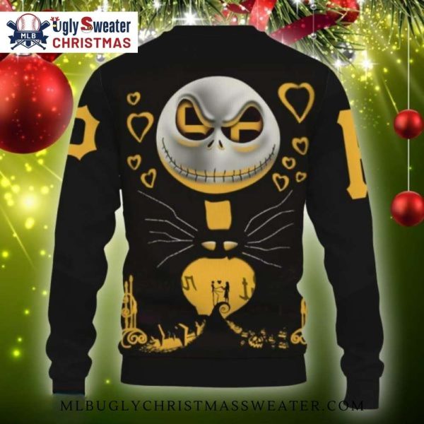 Pittsburgh Pirates Nightmare Before Christmas Ugly Sweater – Jack Skellington