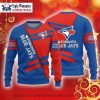 Patchwork Design Toronto Blue Jays Ugly Christmas Sweater