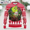 St. Louis Cardinals Baseball-Themed Christmas Tree Wreath Ugly Sweater