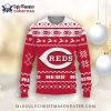 Classic Reds Christmas Logo Cincinnati Reds Ugly Sweater