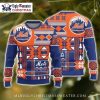 Dabbing Santa New York Mets Ugly Christmas Sweater