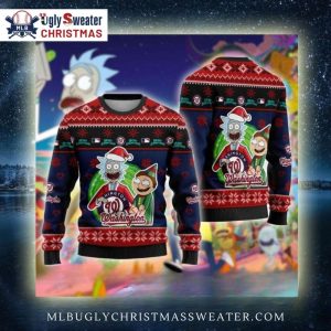 Rick And Morty Nationals Ugly Christmas Sweater – Holiday Fun