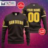 MLB San Diego Padres Christmas Sweater Jack Skellington Design