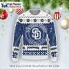 MLB Los Angeles Dodgers Blue Skull Christmas Sweater