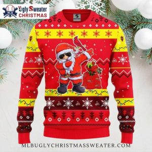 Santa Cool St. Louis Cardinals Christmas Sweater