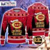 Milwaukee Brewers Custom Snowflake Holiday Ugly Sweater