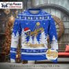 Patchwork Los Angeles Dodgers Christmas Sweater