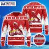 Custom Name St. Louis Cardinals Ugly Christmas Sweater