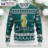 Seattle Mariners Baby Yoda Christmas Lights Ugly Christmas Sweater