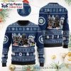 Seattle Mariners Snowflakes Logo Pattern Ugly Christmas Sweater