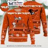 Snoopy Celebrating Baltimore Orioles Ugly Christmas Sweater