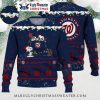 Oversized Nationals Logo Ugly Christmas Sweater – Bold Team Spirit