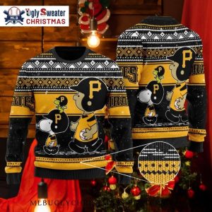 Snoopy And Woodstock Pirates Christmas Sweater