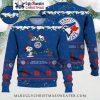 Grinch Holding Candy Cane Toronto Blue Jays Ugly Sweater