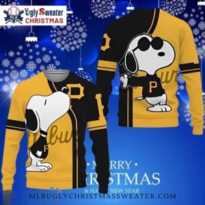 Snoopy Cool Pose Pirates Christmas Sweater