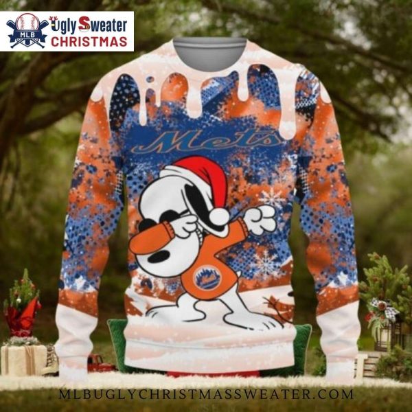 Snoopy Dab New York Mets Ugly Christmas Sweater – Holiday Edition