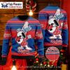 Stitch Dodgers Christmas Ugly Sweater – Red And Yellow