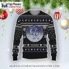 Classic Colorado Rockies Ugly Sweater Snowflake Pattern