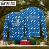 MLB Dodgers Holiday Wreath With Ornaments Ugly Sweater