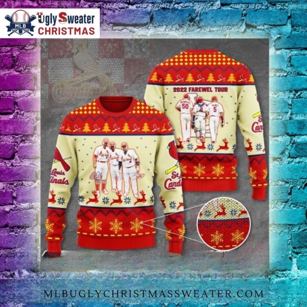 St. Louis Cardinals Farewell Tour 2022 Ugly Christmas Sweater