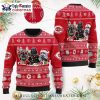 Classic Reds White Snowflake Cincinnati Reds Ugly Sweater