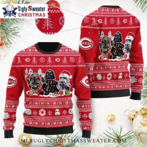 Star Wars Christmas Edition Cincinnati Reds Ugly Sweater