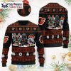 Tropical Vibes Baltimore Orioles Floral Ugly Christmas Sweater