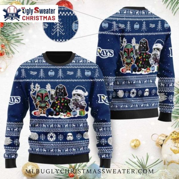 Star Wars Tampa Bay Rays Ugly Christmas Sweater