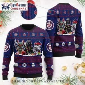 Star Wars Washington Nationals Ugly Christmas Sweater – Holiday Edition