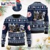 Snoopy New York Yankees Snowman Christmas Sweater