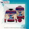 Miami Marlins Red Splash Art Ugly Christmas Sweater