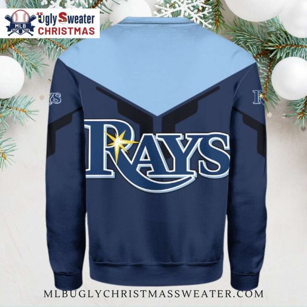 Tampa Bay Rays Big Logo Ugly Christmas Sweater