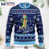 Tampa Bay Rays City Skyline Ugly Christmas Sweater