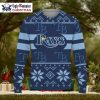 Tampa Bay Rays Striped Skull Punisher Ugly Christmas Sweater