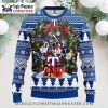 Texas Rangers Baby Yoda Christmas Lights Ugly Sweater