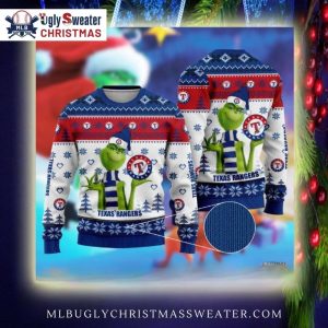 Texas Rangers Grinch Winter Wonderland Ugly Sweater