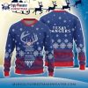 Texas Rangers Rick And Morty Christmas Ugly Sweater