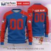 Toronto Blue Jays Checkered Pattern Christmas Ugly Sweater