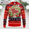 Washington Nationals Christmas Sweater With Grinch In Santa Hat